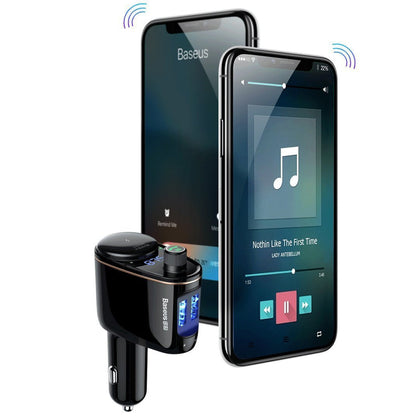 FM Bluetooth modulator Baseus S-06, 2 x USB-A CCHC000001