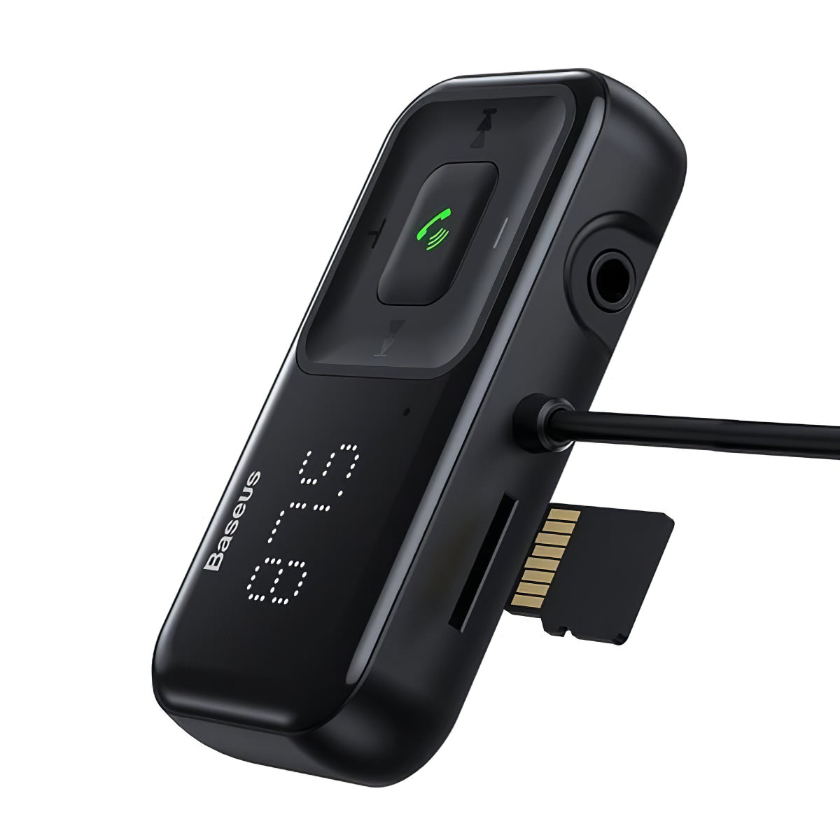 FM Bluetooth modulator Baseus T-Typed, 2 x USB-A CCMT000201