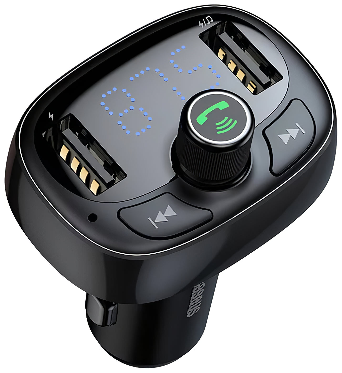 FM Bluetooth modulator Baseus S-09, 2 x USB-A - 1 x microSD