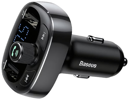 FM Bluetooth modulator Baseus S-09, 2 x USB-A - 1 x microSD