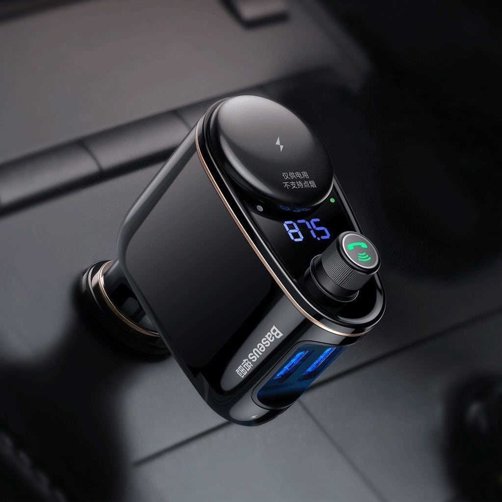 FM Bluetooth modulator Baseus S-06, 2 x USB-A CCHC000001