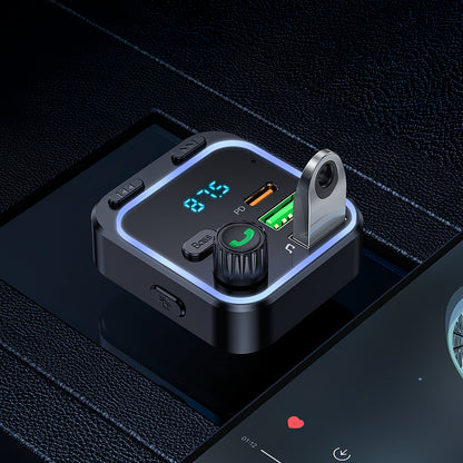 FM Bluetooth modulator Borofone BC53 Highway, 2 x USB-A - 1 x USB-C