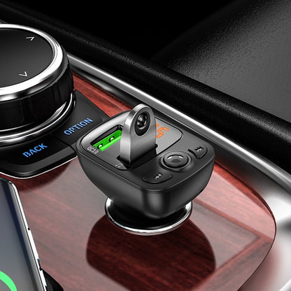 FM Bluetooth modulator Borofone BC41 Eminency, 2 x USB-A - 1 x microSD