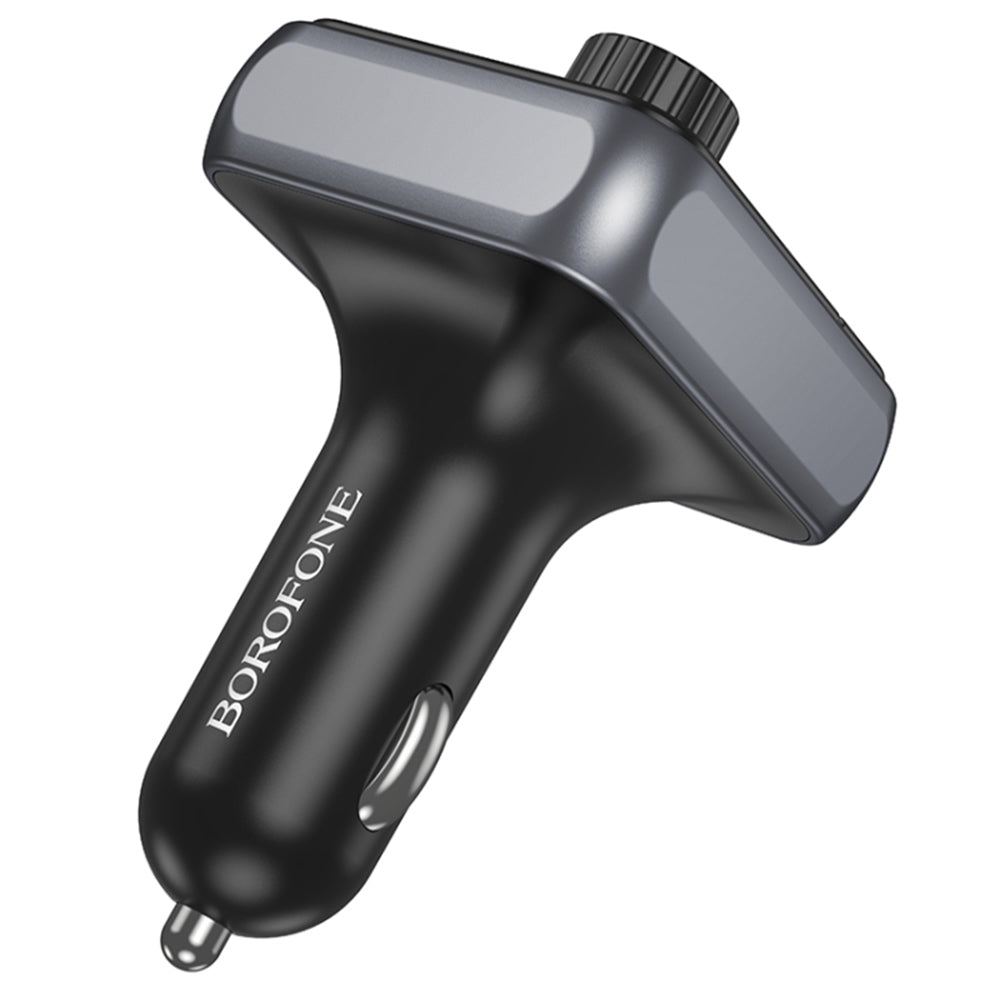 FM Bluetooth modulator Borofone BC50 Ascenso, 2 x USB-A - 1 x USB-C