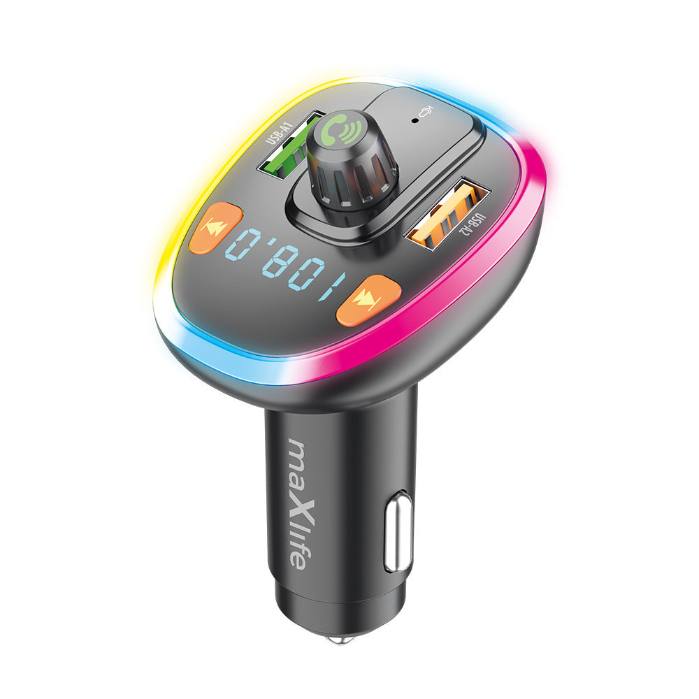 FM Bluetooth modulator MaXlife MXFT-03, 2 x USB-A