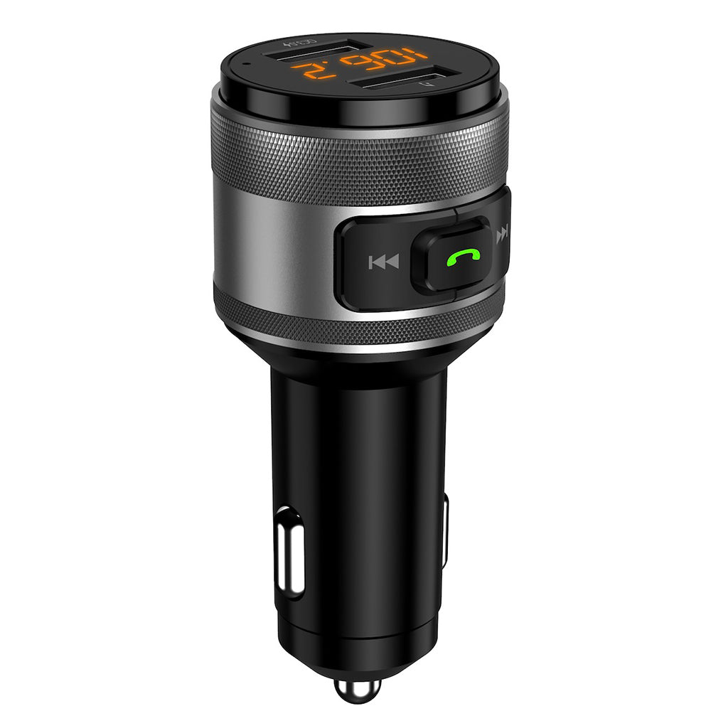 FM Bluetooth modulator Techsuit VoltTune, 2 x USB-A