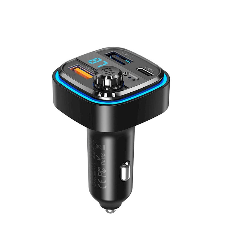 FM Bluetooth modulator XO Design BCC08, 2 x USB-A - 1 x USB-C