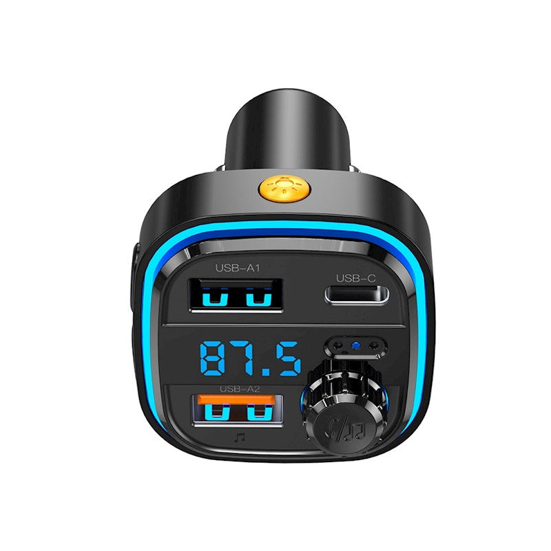 FM Bluetooth modulator XO Design BCC08, 2 x USB-A - 1 x USB-C