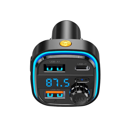 FM Bluetooth modulator XO Design BCC08, 2 x USB-A - 1 x USB-C