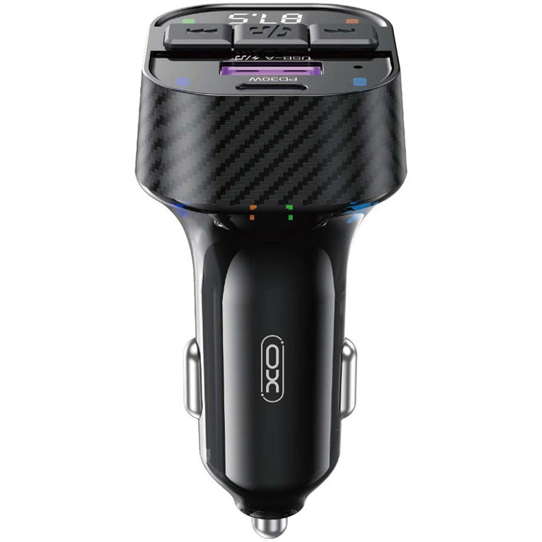 FM Bluetooth modulator XO Design BCC17-3, 1 x USB-A - 1 x USB-C