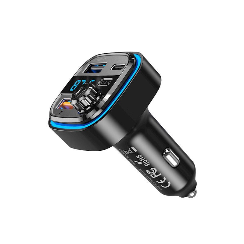 FM Bluetooth modulator XO Design BCC08, 2 x USB-A - 1 x USB-C