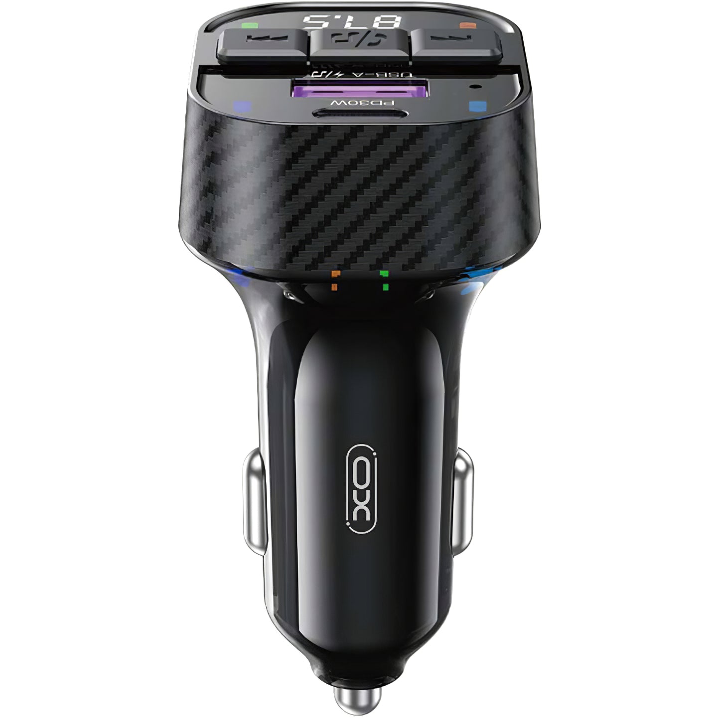 FM Bluetooth modulator XO Design BCC17-2, 1 x USB-A - 1 x USB-C
