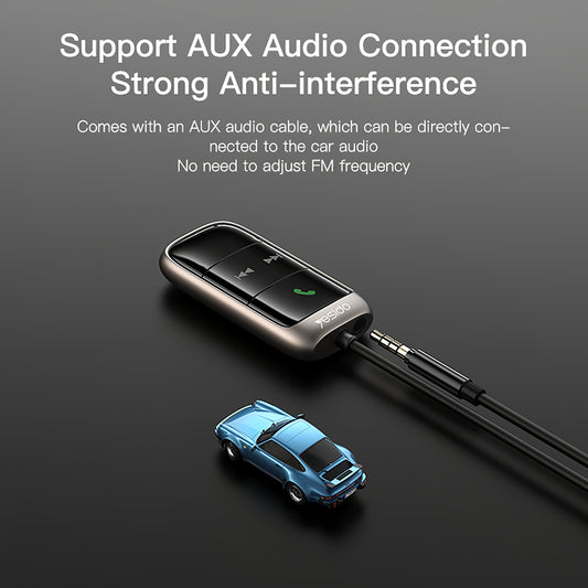 FM Bluetooth modulator Yesido YAU32, 1 x 3.5mm - 1 x microSD