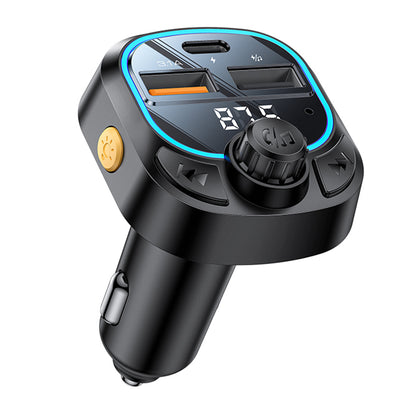 FM Bluetooth modulator Yesido Y70, 2 x USB-A - 1 x USB-C