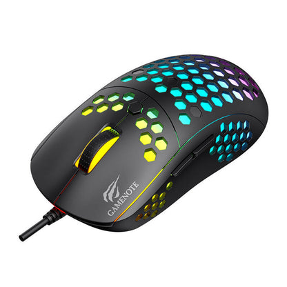 Gaming miš s kabelom USB HAVIT MS1032, RGB, 800DPI - 6400DPI, Crni