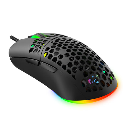 Gaming miš s kabelom USB HAVIT MS1036, RGB, 1200DPI - 7200DPI, 1.6m, Bijeli