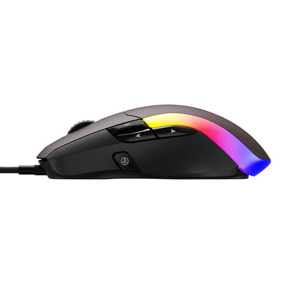 Gaming miš s kabelom USB HAVIT MS959S, RGB, 1200DPI - 8000DPI, 1.6m, Crno Okrno