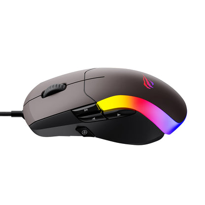Gaming miš s kabelom USB HAVIT MS959S, RGB, 1200DPI - 8000DPI, 1.6m, Crno Okrno