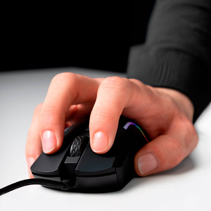 Gaming miš s kabelom USB Proove Assembler, RGB, 12400DPI, Crni CMAS00000101