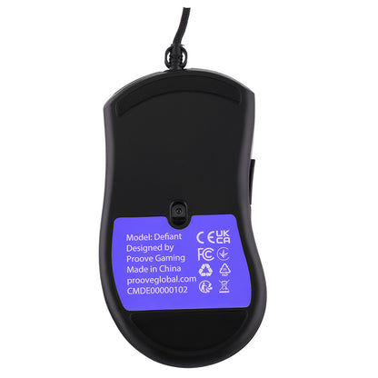 Gaming miš s kabelom USB Proove Defiant, RGB, 7200DPI, Crni CMDE00000102