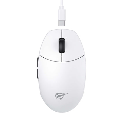 Bežični gaming miš HAVIT MS1039W, 800DPI - 7400DPI, Wi-Fi / Žičani, Bijeli