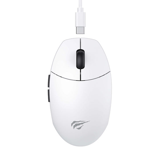 Bežični gaming miš HAVIT MS1039W, 800DPI - 7400DPI, Wi-Fi / Žičani, Bijeli