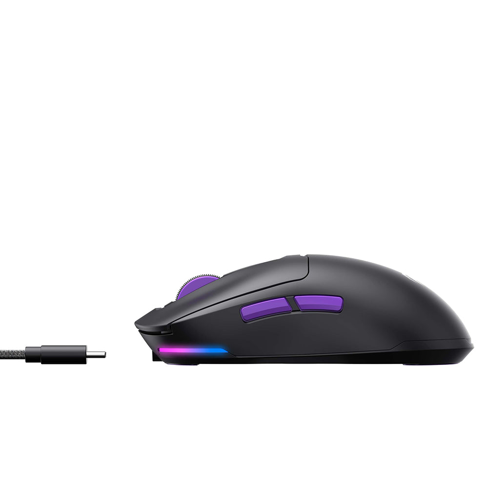 Bežični gaming miš HAVIT MS969WB, RGB, 1000DPI - 16000DPI, BT / Wi-Fi / Žičani, Crni