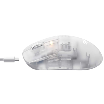 Bežični gaming miš HAVIT MS970WB Pro, 800DPI - 12000mAh, Prozirno Bijeli