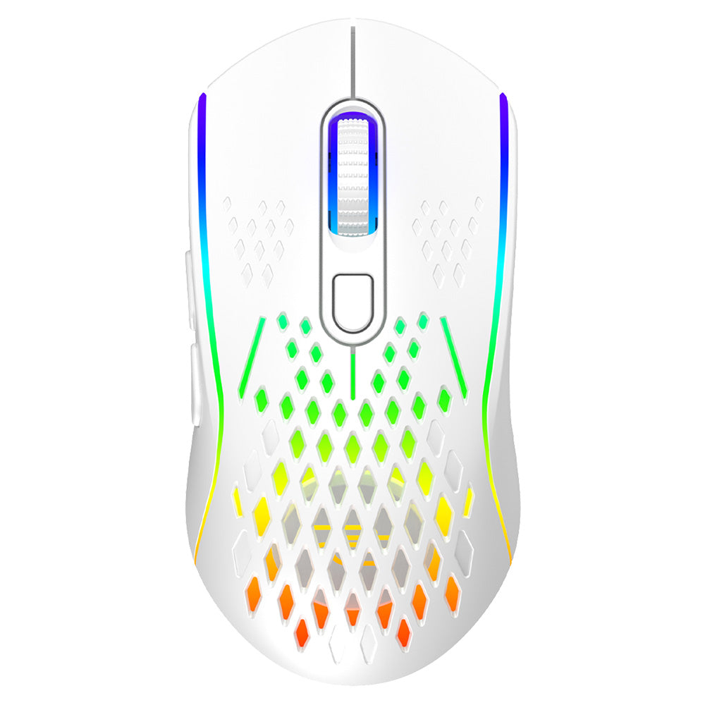 Bežični gaming miš Proove Buzz, RGB, 800DPI - 4800DPI, Bijeli WMBU00022402