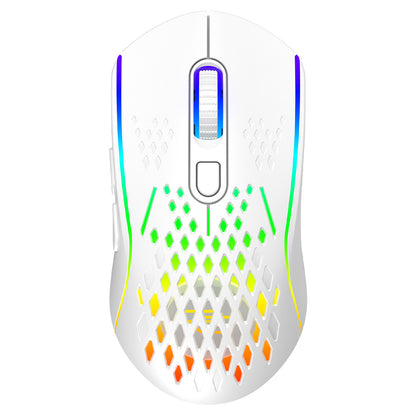 Bežični gaming miš Proove Buzz, RGB, 800DPI - 4800DPI, Bijeli WMBU00022402