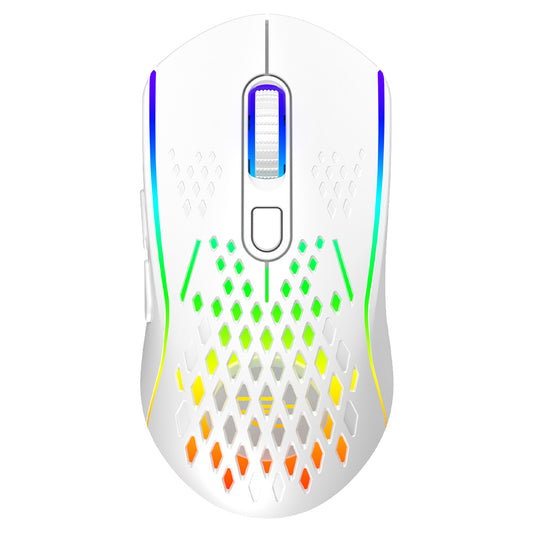 Bežični gaming miš Proove Buzz, RGB, 800DPI - 4800DPI, Bijeli WMBU00022402