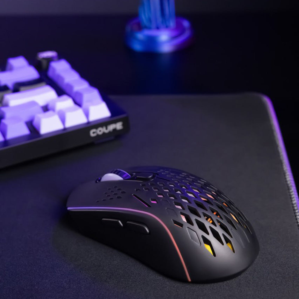 Bežični gaming miš Proove Buzz, RGB, 800DPI - 4800DPI, Bijeli WMBU00022402