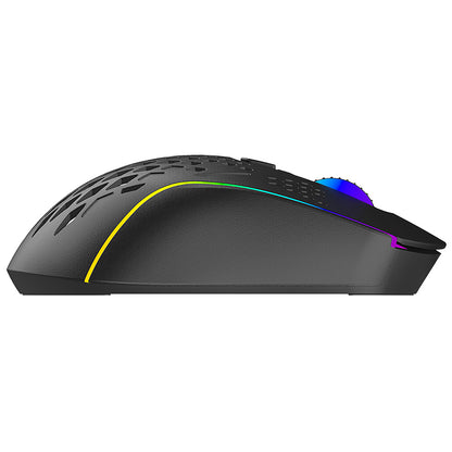 Bežični gaming miš Proove Buzz, RGB, 800DPI - 4800DPI, Crni WMBU00022401
