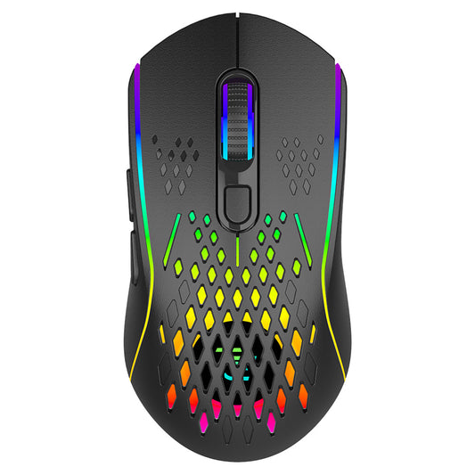 Bežični gaming miš Proove Buzz, RGB, 800DPI - 4800DPI, Crni WMBU00022401