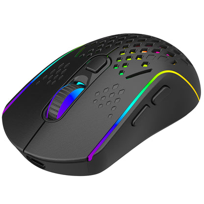 Bežični gaming miš Proove Buzz, RGB, 800DPI - 4800DPI, Crni WMBU00022401