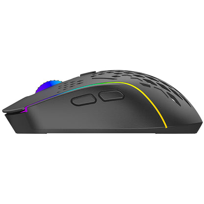Bežični gaming miš Proove Buzz, RGB, 800DPI - 4800DPI, Crni WMBU00022401
