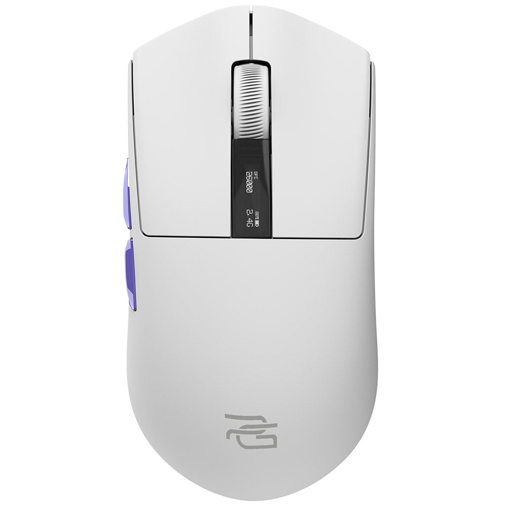 Bežični gaming miš Proove Jester, 800DPI - 26000DPI, OLED zaslon, Bijeli WMJS00022002