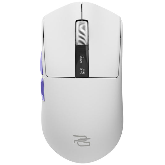 Bežični gaming miš Proove Jester, 800DPI - 26000DPI, OLED zaslon, Bijeli WMJS00022002