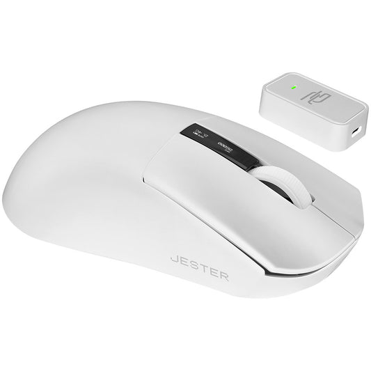 Bežični gaming miš Proove Jester, 800DPI - 26000DPI, OLED zaslon, Bijeli WMJS00022002