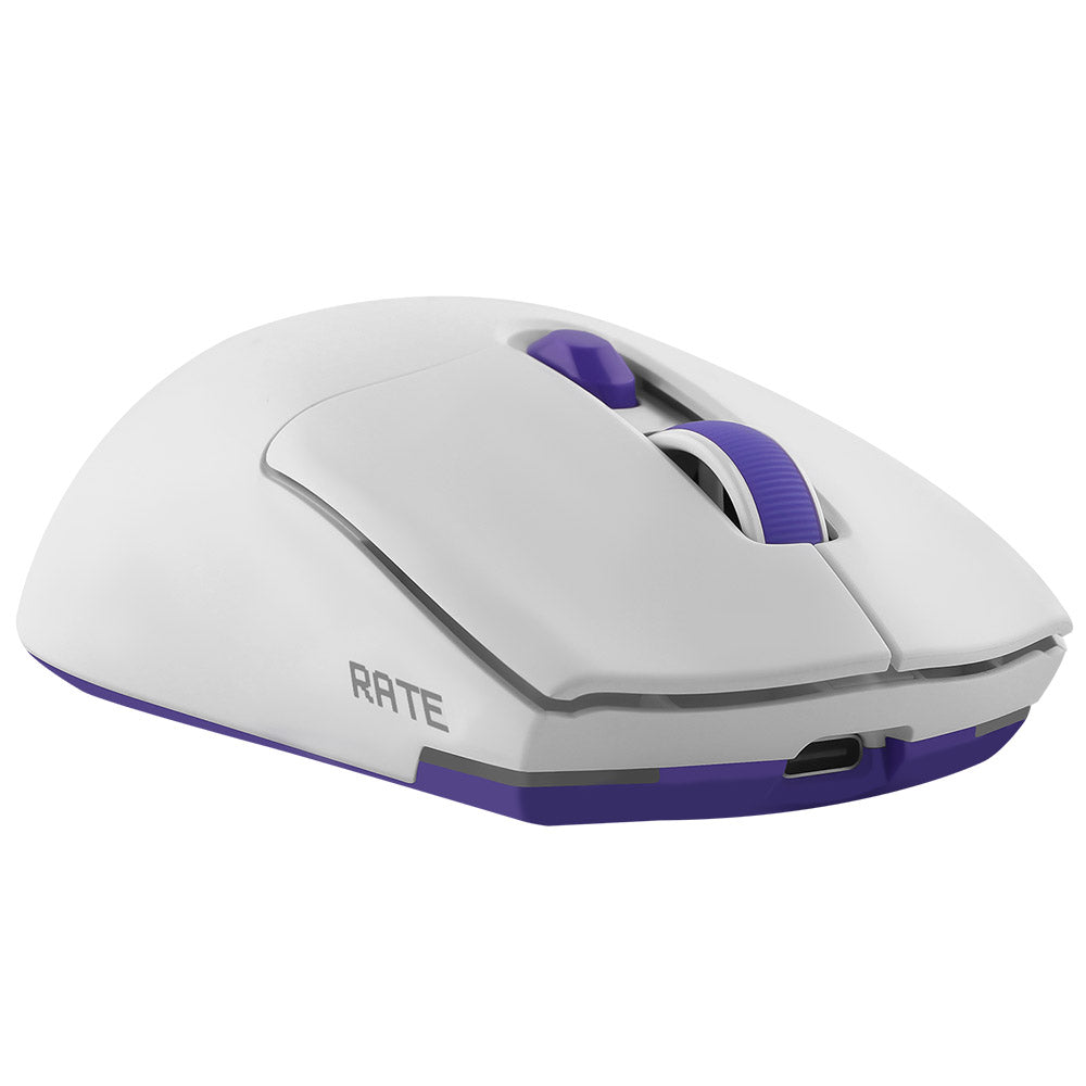 Bežični gaming miš Proove Rate Special Edition, 800DPI - 12000DPI, Bijeli CMRTWRS03002
