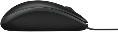 Miš s kabelom USB Logitech B100, 1000DPI, Crni 910-003357