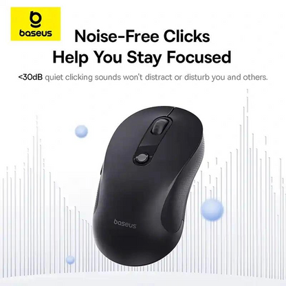 Bežični miš Baseus F02, 1600DPI, BT / Wi-Fi, Crni B0203203