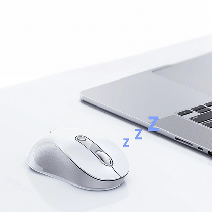 Bežični miš Baseus F02, 4000DPI, BT / Wi-Fi, Bijeli B0203202