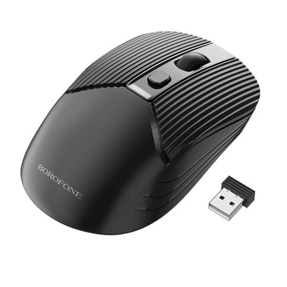 Bežični miš Borofone BG5, 1600DPI, Crni