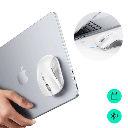 Bežični miš ESR MagMouse, 800DPI - 4800DPI, BT / Wi-Fi, Bijeli