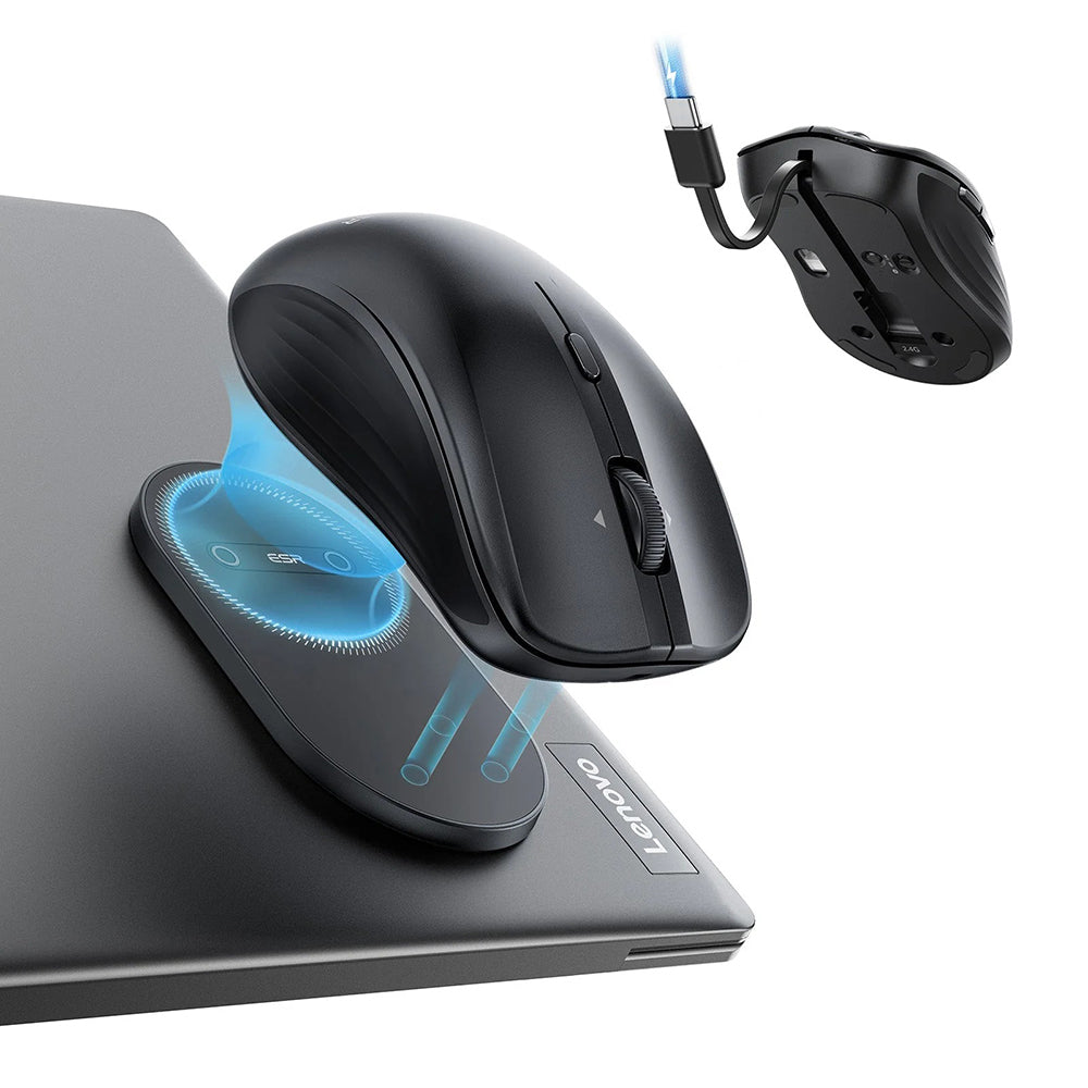 Bežični miš ESR MagMouse, 800DPI - 4800DPI, Crni