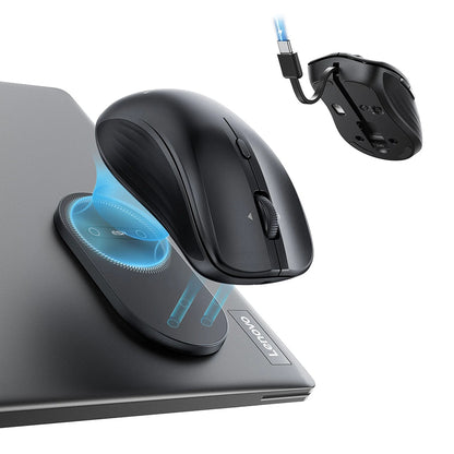 Bežični miš ESR MagMouse, 800DPI - 4800DPI, BT / Wi-Fi, Crni