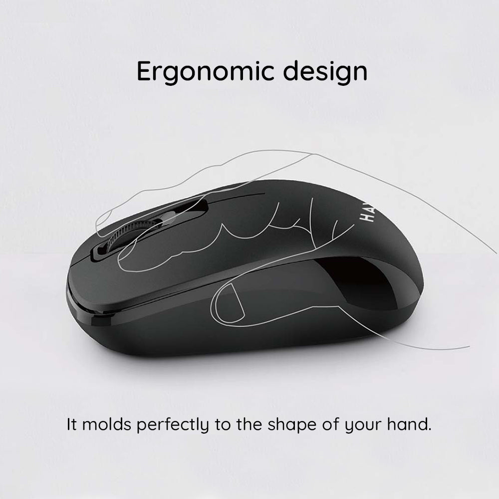 Bežični miš HAVIT MS626GT, 1200DPI, Crno Sivi