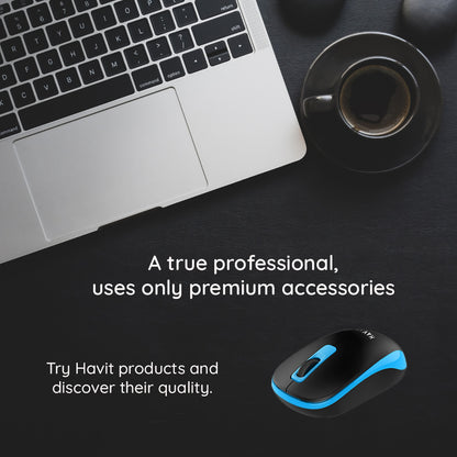 Bežični miš HAVIT MS626GT, 1200DPI, Crno Sivi