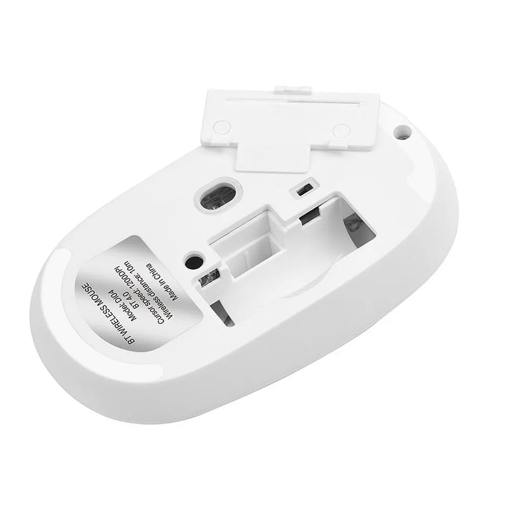 Bežični miš HOCO DI04, 1200DPI, BT / Wi-Fi, Bijeli